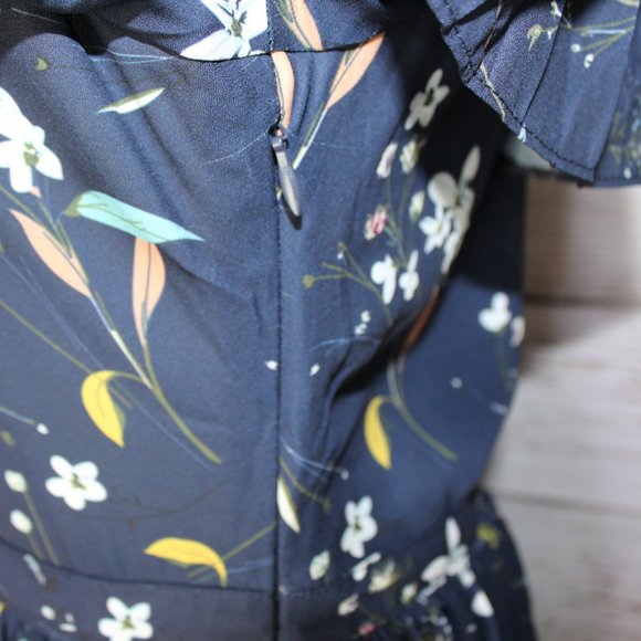 Aqua Bloomingdale’s Exclusive Pleated Tiered Floral Maxi Dress - Picture 13 of 15